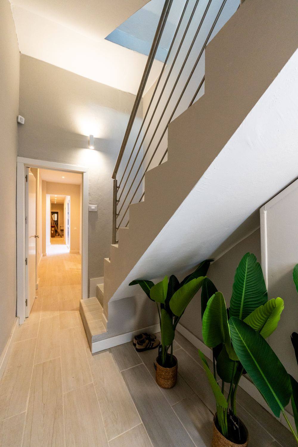 Staircase and hallway